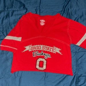 Ohio State cropped T shirt